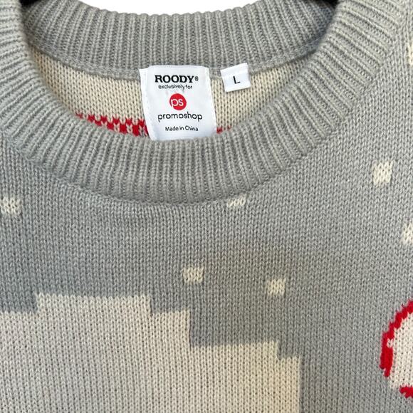 Roody Original Men's F5 Ugly Christmas Sweater Size Large - EUC - Picture 2 of 3